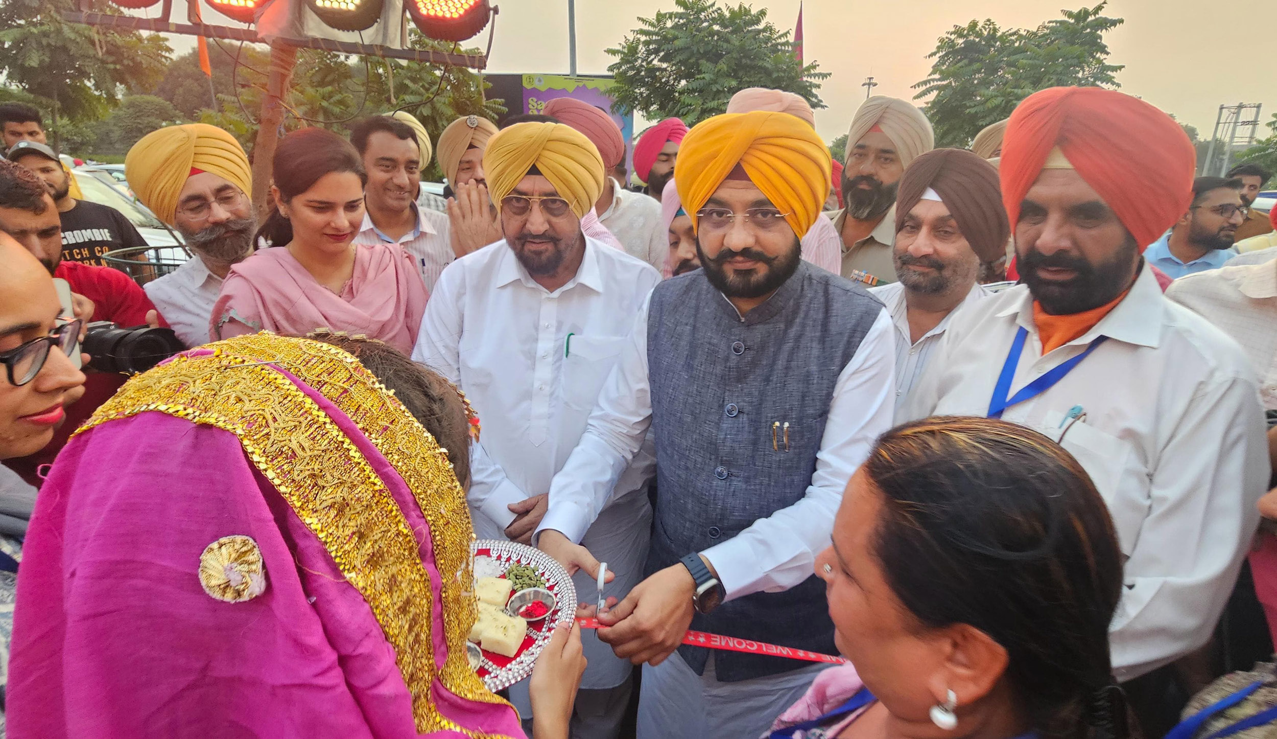 Grandeur Opening of Mohali’s First SARAS Mela by Panchayat Minister Tarunpreet Singh Sond